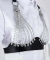 Zincirli Göğüs Seksi Harness - Brf964