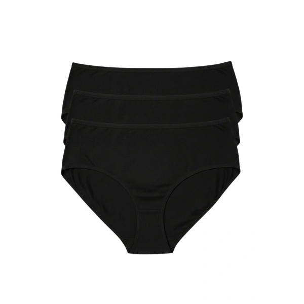 3lü Set Külot-siyah-beyaz-ten Dor2850