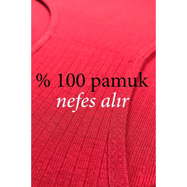 4 Adet Kadın Yüksek Bel Ribana Bato Külot S042