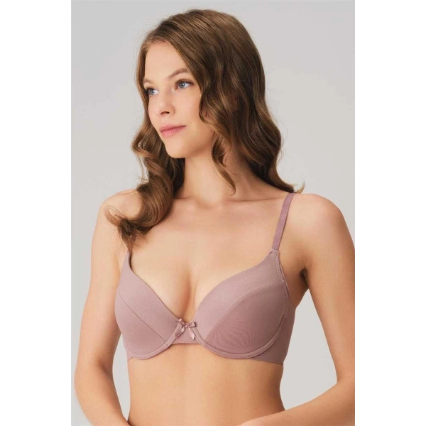 Balenli Desteksiz Dolgusuz Geniş Sırtlı T-shirt Sütyeni