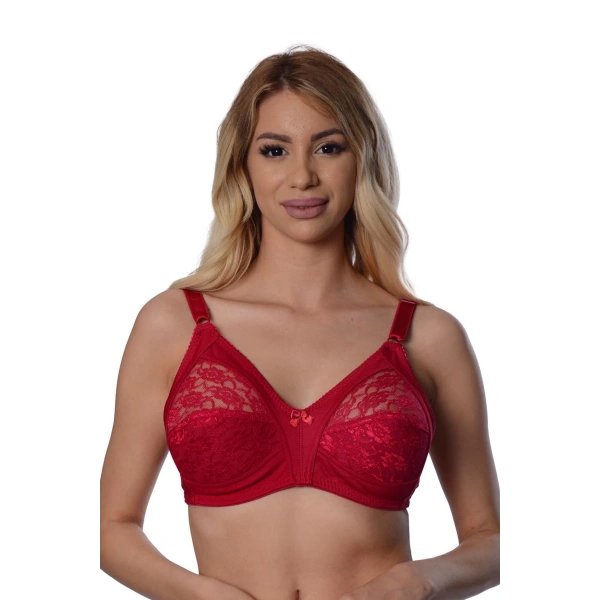 Bordo Dantelli Toparlayıcı Sütyen - 503