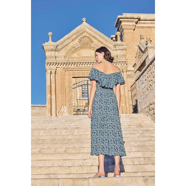 Çiçek Desenli Elbise