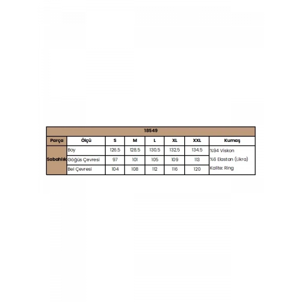 Dantelli Ve Kuşaklı Sabahlık