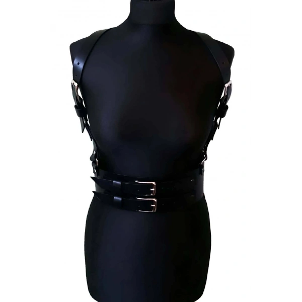 Deri Korse Harness, Şık Elbise Kemeri - Brf914