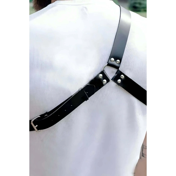 Erkek Tek Omuzdan Askılı Deri Aksesuarı - Brfm127