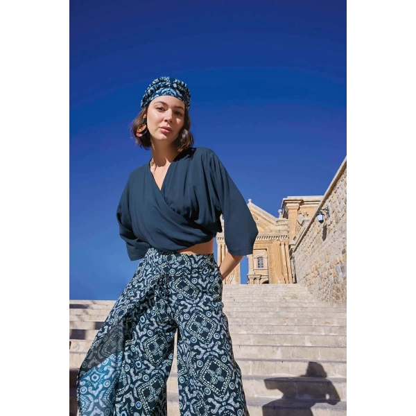 Etnik Desenli Alt Üst Takım