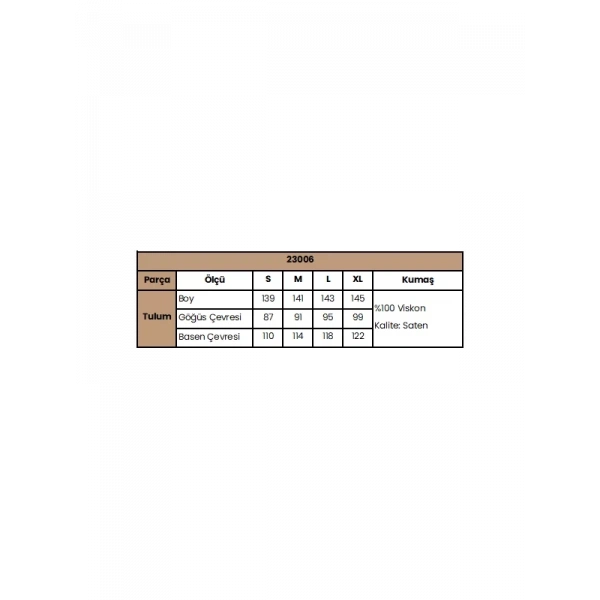 Etnik Desenli Saten Tulum