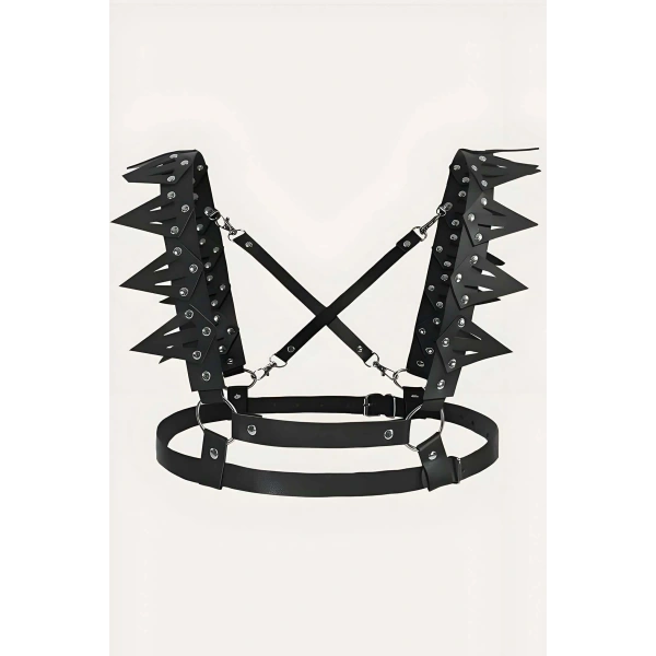 Fantazi Deri Seksi Göğüs Harness - Brf1166