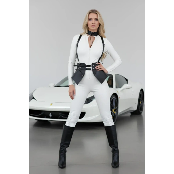 Geniş Kadın Kemer, Şık Geniş Elbise Kemeri - Brf622