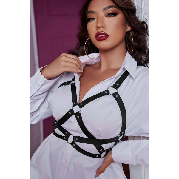 Gömlek Ve T-shirt Üzeri Deri Kemer - Brf816