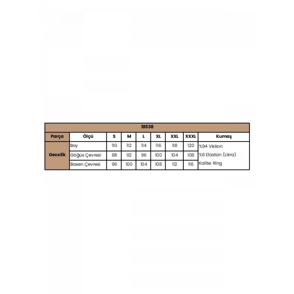 Kolu Omzu Ve Yakası Dantelli Önü Düğmeli Gecelik