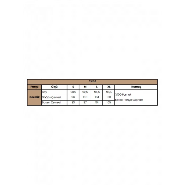 Meyve Ve Yaprak Baskılı Dantelli feel Good Gecelik