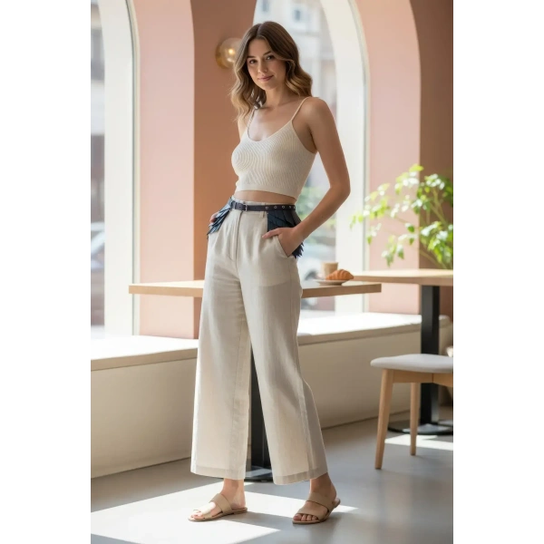 Siyah Kadın Kemer Katmanlı Yan Panelli Bel Aksesuarı - Brf1254