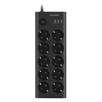 Ftr14 Type-c Girişli Akım Korumalı 10’lu Priz, 3 Usb