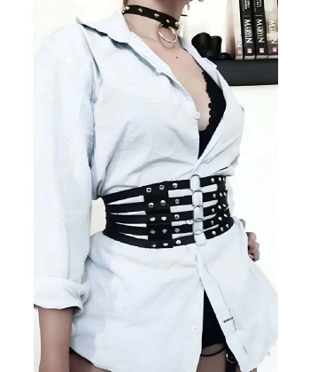 5 Sıralı Şık Deri Kemer - Brf492