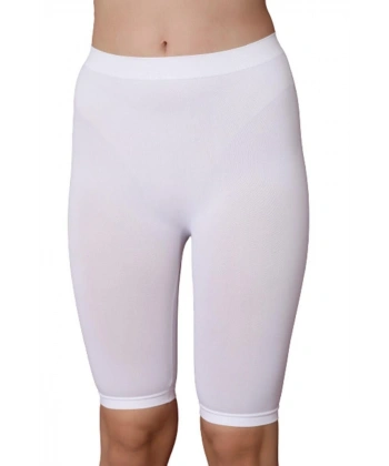 Beyaz  3856 Soft Kapri Tayt