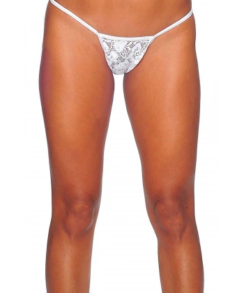 Beyaz Dantelli Tanga TM1165