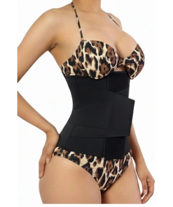 Cırtlı Korse Siyah Kadın Ak4222