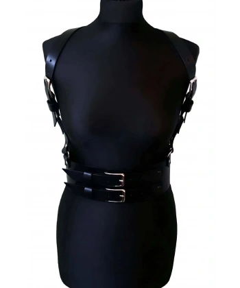 Deri Korse Harness, Şık Elbise Kemeri - Brf914