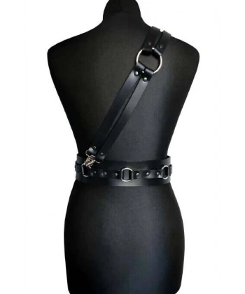 Deri Omuzdan Bağlamalı Bel Kemer  Harness  - Brf915