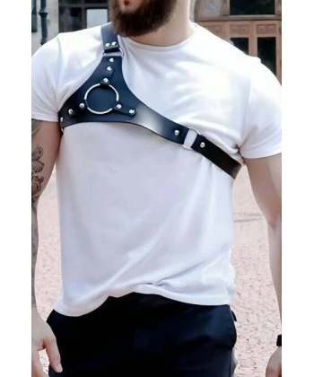 Erkek Tek Omuzdan Askılı Deri Aksesuarı - Brfm127