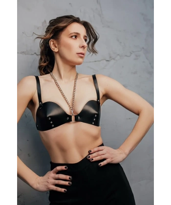 Fantazi Deri Sütyen Harness - Brf1380