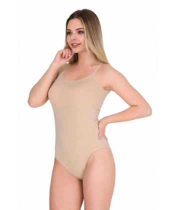 İp Askılı Kadın Çıtçıtlı Kancalı Body Ten 2081b