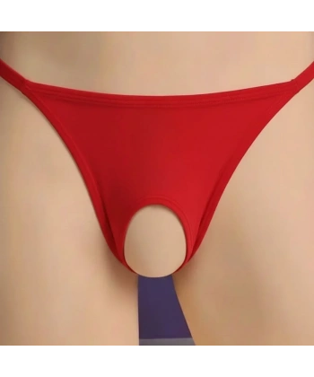Kırmızı Özel Bölgesi Açık Kadın String