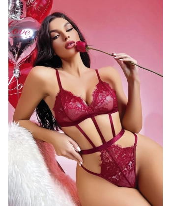 Lastik Detaylı Fantezi Body