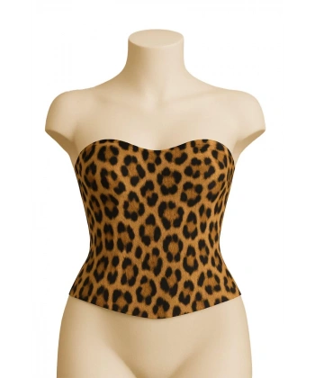 Leopar Mı Emay 9155 Terletici Korse Büstiyer