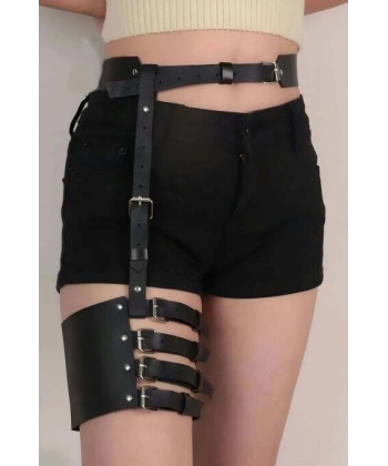 Seksi Deri Jartiyer Aksesuarı - Brf1173