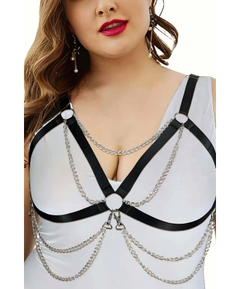 Seksi Lastik Göğüs Harness - Brf799