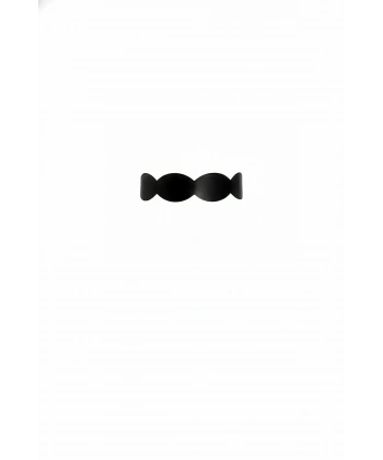 Siyah Kadın Kemer Dalgalı Kesimli Kalın Bel Aksesuarı - Brf1104