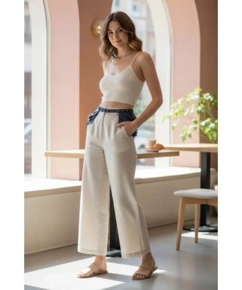 Siyah Kadın Kemer Katmanlı Yan Panelli Bel Aksesuarı - Brf1254