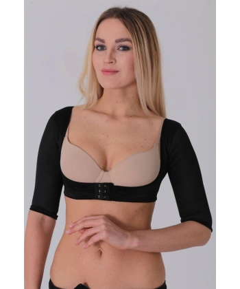 Siyah Kadın Kol Ve Sırt Toparlayıcı Korse - 796