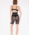 Freshness 0007 Lazer Kesim Tül Yüksek Bel Şort Korse