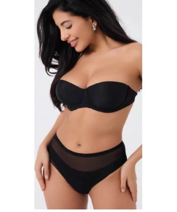 Freshness 0025 Lazer Kesim Tül Yüksek Bel Bato Korse