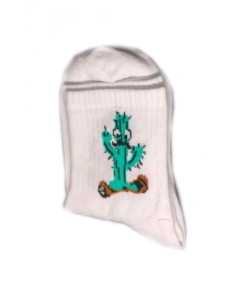 Kolej Kız Kaktüs Desenli Çorap