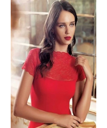 Şahinler Bayan Likralı Dantelli Atlet B625