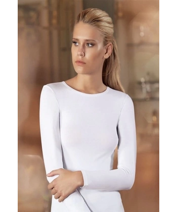 Şahinler Uzun Kollu Bisiklet Yaka Body B193