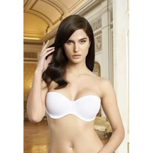 Beruflic 1590 Çift Dolgulu İki Beden Büyüten Straplez Sütyen