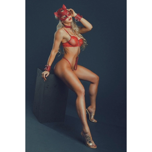 Fantezi Maske Tasma Ve Kelepçe