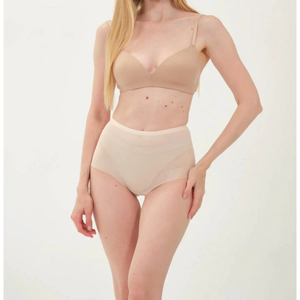 Freshness 0025 Lazer Kesim Tül Yüksek Bel Bato Korse