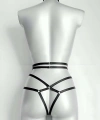 Ağ Kısmı Açık Seksi Jartiyer Harness - Brf370