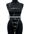 Ağı Bölgesi Açık Deri Fantezi Giyim, Deri Deri Body Harness - Brf790
