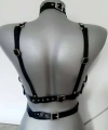 Bayan Deri Fantezi Giyim, Deri Göğüs Harness - Brf970