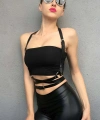 Body Üzeri Sexy Deri Harness - Brf198