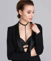 Boyun Bel Arası Zincirli Seksi Choker - Brf48