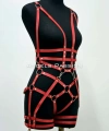 Deri Body Harness, Deri Dansçı Kostüm, Pole Dans Kostüm - Apft502