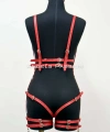 Deri Body Harness, Deri Dansçı Kostüm, Pole Dans Kostüm - Apft502